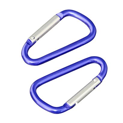 Carabiner hooks, Aluminium null | 48 mm