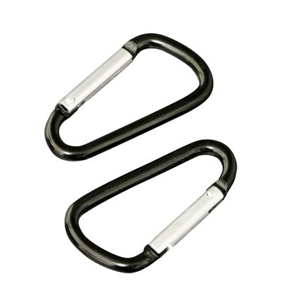 Carabiner hooks, Aluminium null | 75 mm