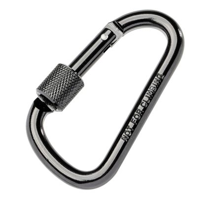 Screw carabiner, 75 mm null
