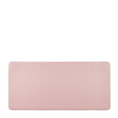 Podložky na psací stůl ze syntetické kůže růžová  | 90 x 43 cm 
