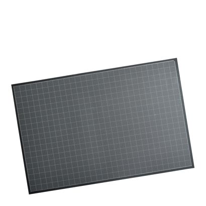 Řezací podložka, 150 x 100 cm, samoregenerace po řezu, s mřížkou černá 
