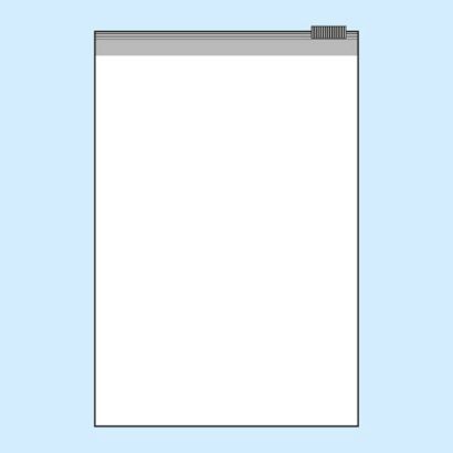 Slide lock bags, PE foil 200 x 300 mm | 60 µm
