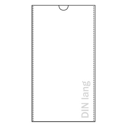 Document sleeves, transparent 1/3 A4