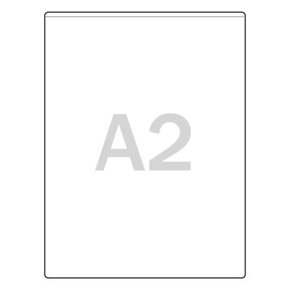 Document sleeves, transparent A2
