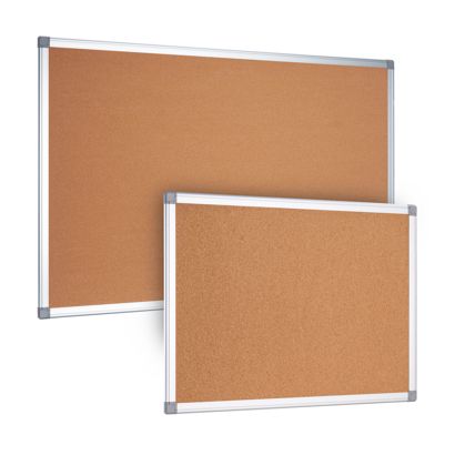 Cork board with aluminium frame 