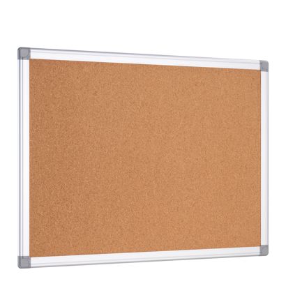 Cork board with aluminium frame 60 x 45 cm