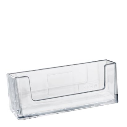 Nástěnný držák na vizitky, 1 přihrádka, horizontální formát, polystyren, Taymar 