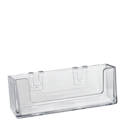 Business card holder clip, 1 tray, landscape, polystyrene, Taymar 