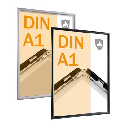 Fire protection snap frame A1 with fire rating certificate B-s1, d0 