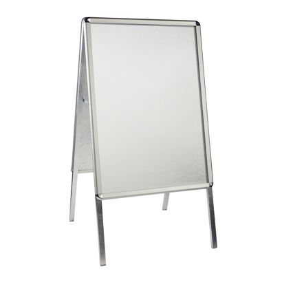 Zákaznický poutač A1 Outdoor SOLID-STOP 25 mm | Rondo  | stříbrná 