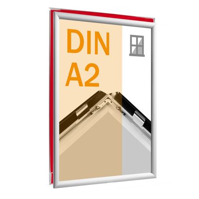 Sklopné rámy do výlohy A2 stříbrná 