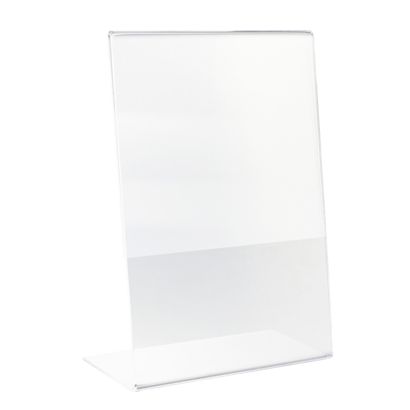 L-shaped sign holder, acrylic portrait | A6