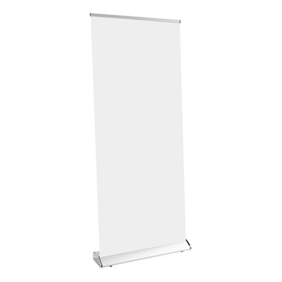 Roll Up Exclusive, bez potisku, 200 x 85 cm | stříbrná 