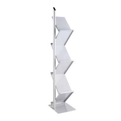 Brochure stand ZIG ZAG metal 6x A4 