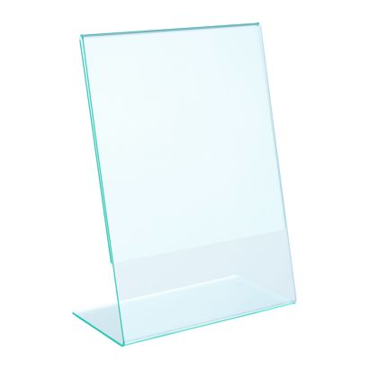 Reklamní stojan ve tvaru L "glas-look", akrylátový 