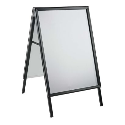 Zákaznický poutač A1 Outdoor SOLID-STOP 32 mm | Zkosení  | černá 
