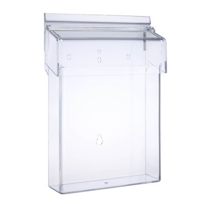 Waterproof leaflet holder with lid A5 