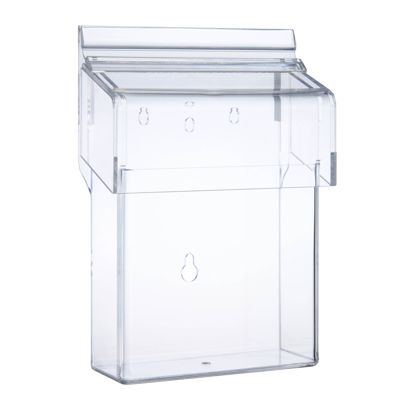 Držák letáků outdoorový s víkem A6 
