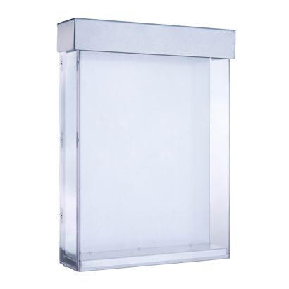 Waterproof leaflet holder with lid, Indisplay Shieldbox, extremely robust A4