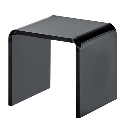 Acrylic U stand, black 50 x 50 x 50 mm 