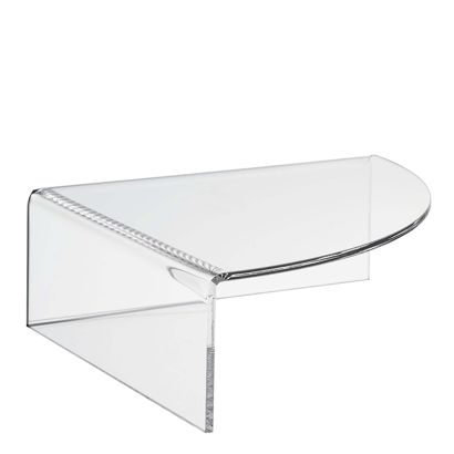 Display plinth, acrylic, transparent 50 mm