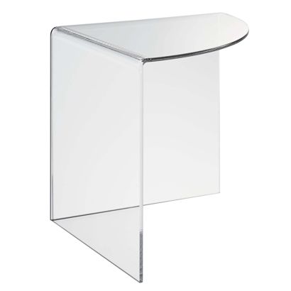 Display plinth, acrylic, transparent 150 mm