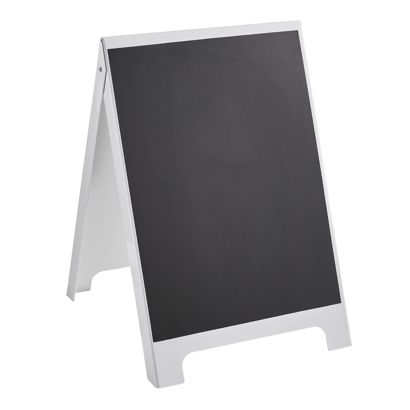 Reklamní stojan PS-STOP 50,8 x 80 cm, s křídovou tabulí, bílý 