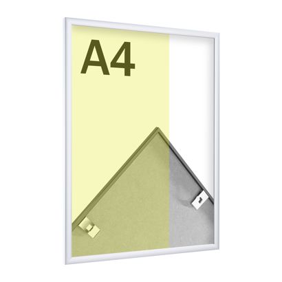 Aluminium photo frame, transparent styrene null | A4 21 x 29,7 cm | null