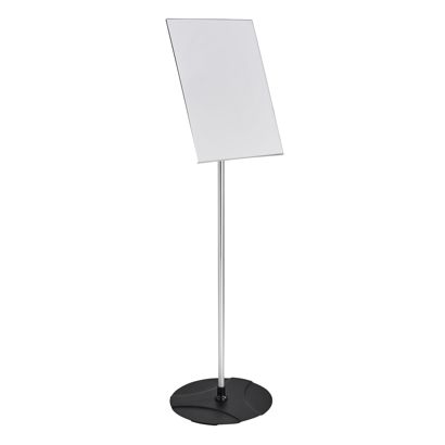 Informační stojan PULADI s akrylovým rámem, stříbrný A3 29,7 x 42 cm 