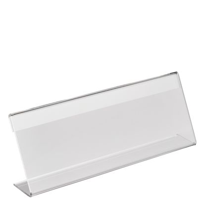 Stojan ve tvaru L, akrylát 210 x 76 mm  | Formát na šířku 