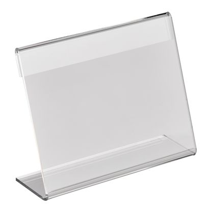 Stojan ve tvaru L, akrylát 110 x 85 mm  | Formát na šířku 