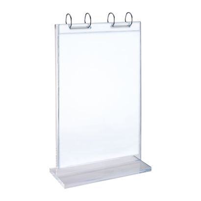 Stojan T FLIP s kroužkovým mechanismem a PVC kapsami A4