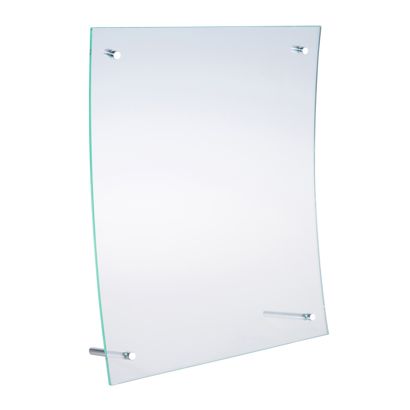 picture frame 'Superior' with polished edges, acrylic (PMMA) 200 x 250 mm/A4  | curved 