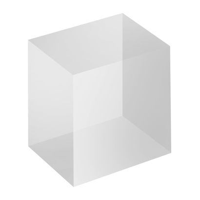 Akrylový blok, transparentní 50 x 50 x 40 mm