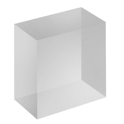 Akrylový blok, transparentní 75 x 75 x 40 mm