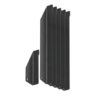 Pocket dividers for the leaflet stand PLANAR, steel
 black