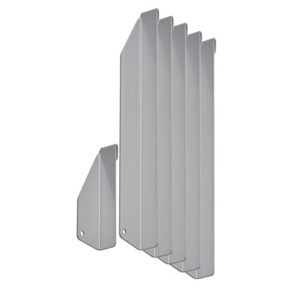 Pocket dividers for the leaflet stand PLANAR, steel
 silver