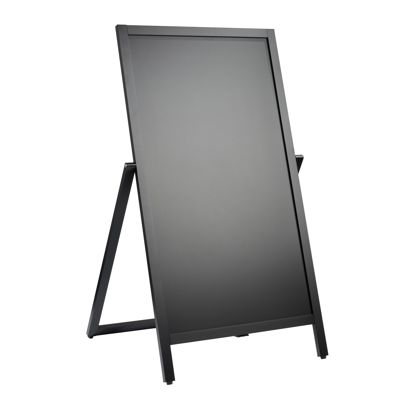 Wooden pavement sign FLIP, 490 x 890 mm 