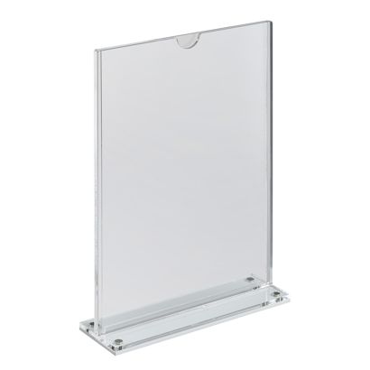 T-shaped menu holder T-MagBase, acrylic
 A5