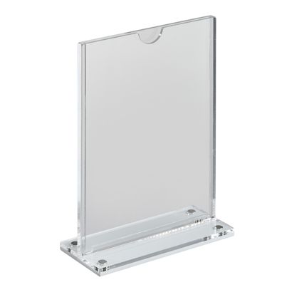 T-shaped menu holder T-MagBase, acrylic
 A6