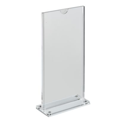 T-shaped menu holder T-MagBase, acrylic
 1/3 A4