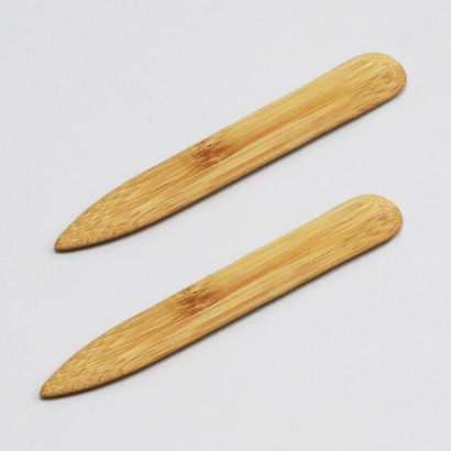 Knihařské hladítko ze dřeva, špičaté 160 mm
