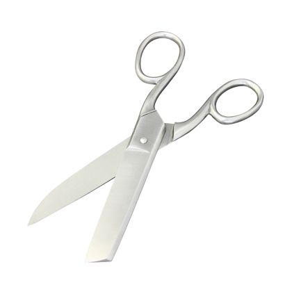 Knihařské nůžky, cca 180 mm dlouhé, poniklované 