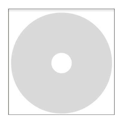 CD-pockets, self-adhesive, squared without flap 