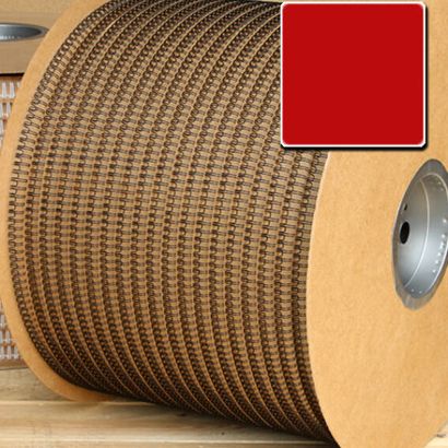 Drátěný knižní hřbet na cívce 3:1 6,9 mm (1/4")  | červená 