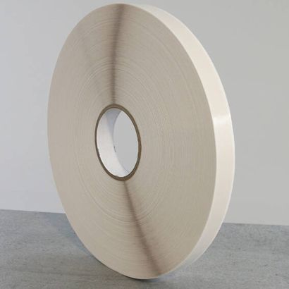 Double-sided paper fleece adhesive tape with fingerlift, strong adhesive, VL15-FL 10 mm | 500 m