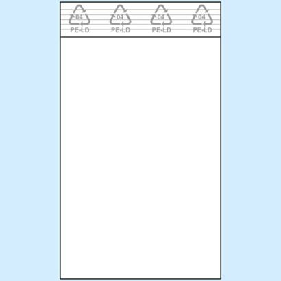 Zip lock bags, PE foil 50 µm | 40 x 60 mm 