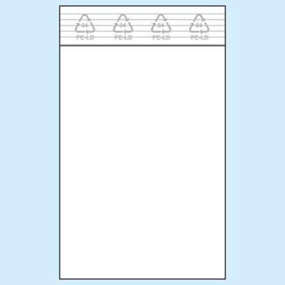 Zip lock bags, PE foil 50 µm | 70 x 100 mm 