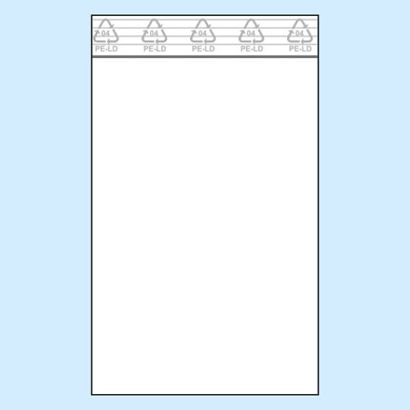 Zip lock bags, PE foil 50 µm | 100 x 150 mm 