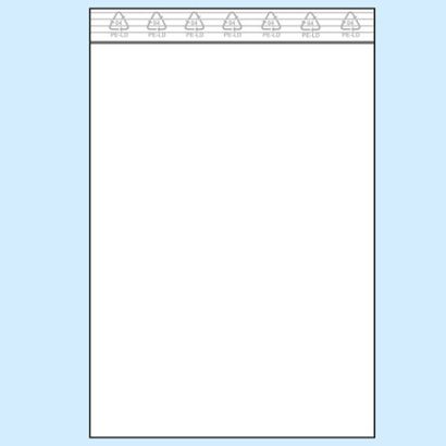 Zip lock bags, PE foil 50 µm | 160 x 220 mm 